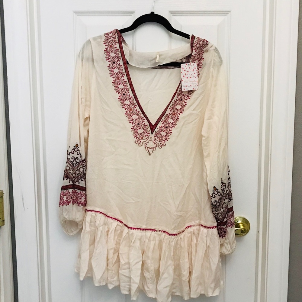 Free People Wild One Embellished Dress NWT NEW XS - Picture 3 of 3